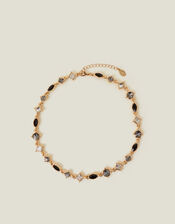 Mix Gemstone Collar Necklace, , large