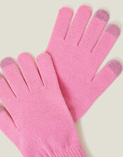 Super-Stretchy Touchscreen Gloves, Pink (PINK), large