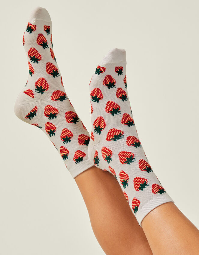 Strawberry Socks, , large
