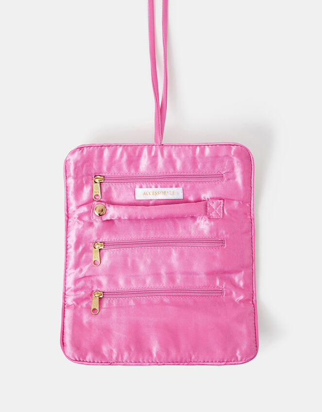 Floral Print Jewellery Storage Roll, , large