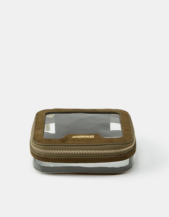 Square Clear Make-Up Bag, , large