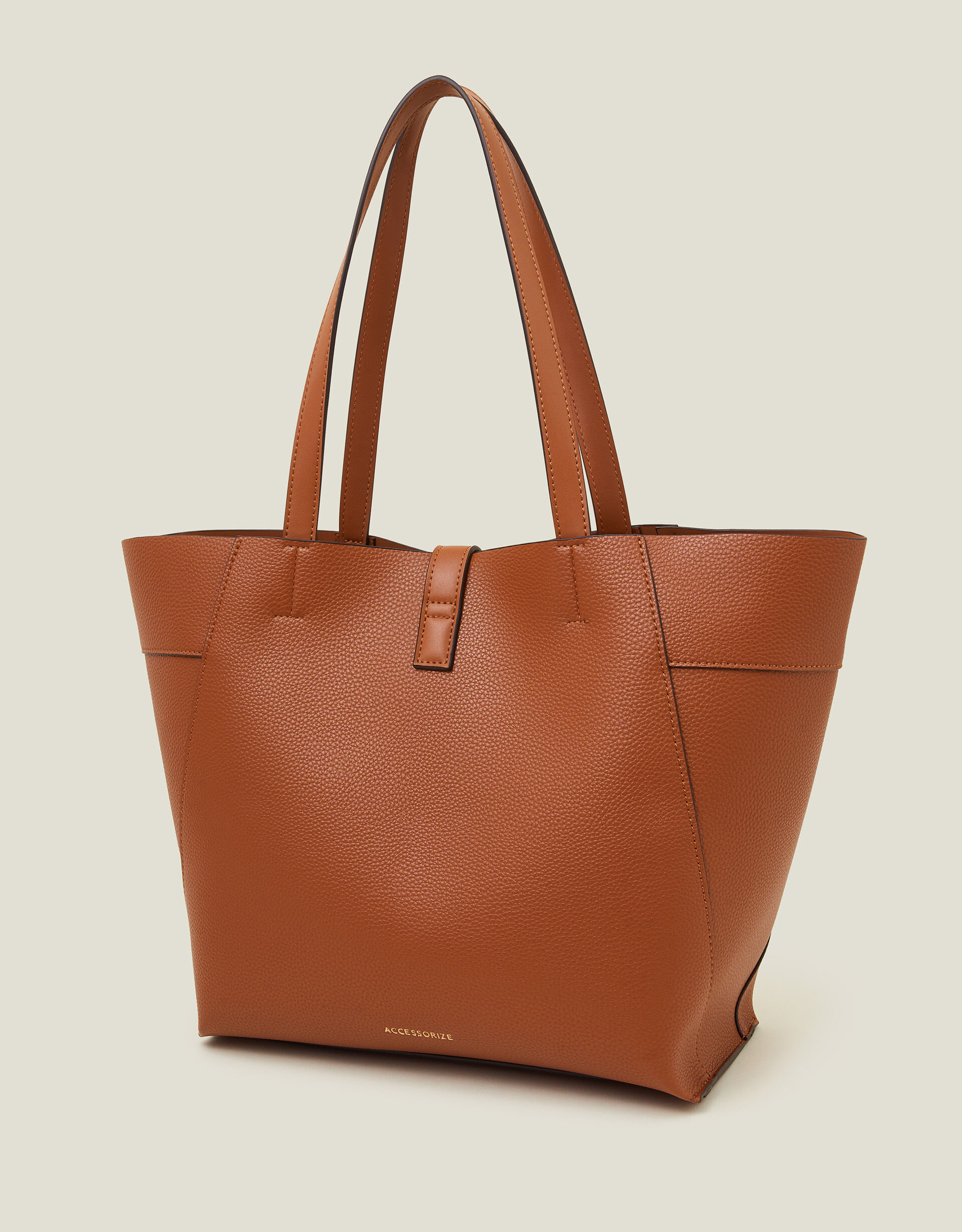 Metal Detail Large Tote Bag Totes Shoppers Accessorize UK