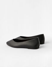 Super-Soft Leather Loafers, Black (BLACK), large