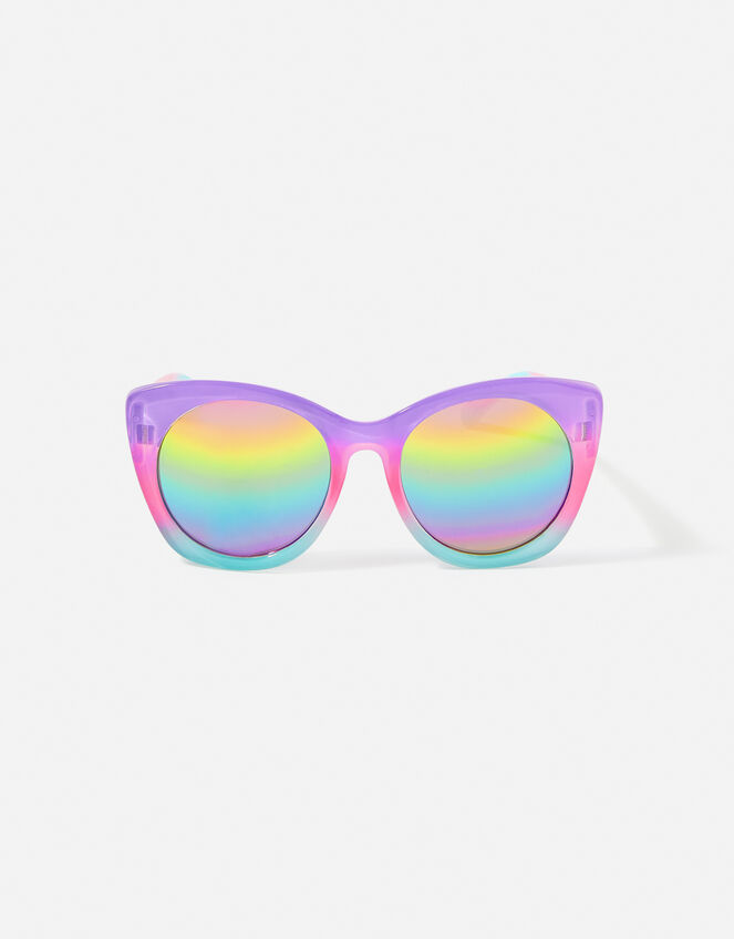 Girls Rainbow Ombre Sunglasses, , large