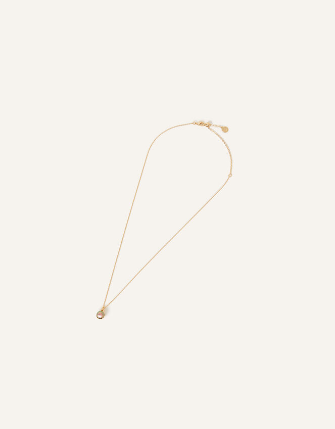 14ct Gold-Plated Pearl Pendant, , large