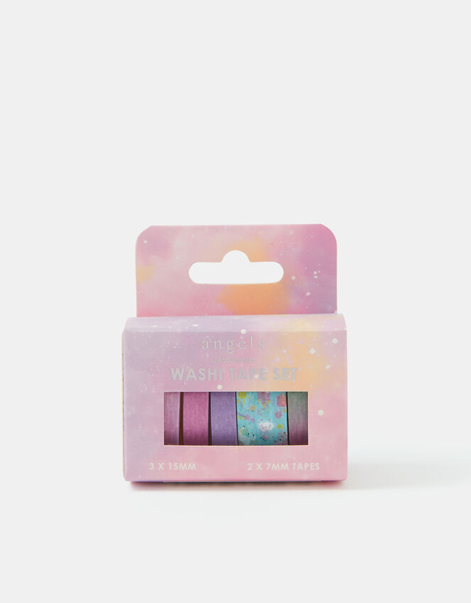 Girls 5-Pack Unicorn & Rainbow Washi Tape Set, , large