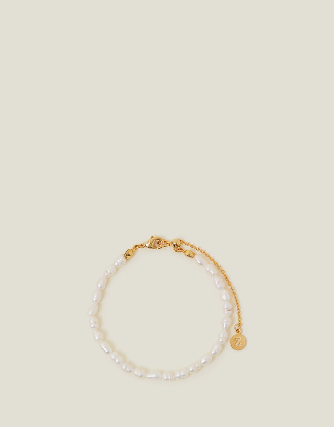 14ct Gold-Plated Seed Pearl Bracelet, , large
