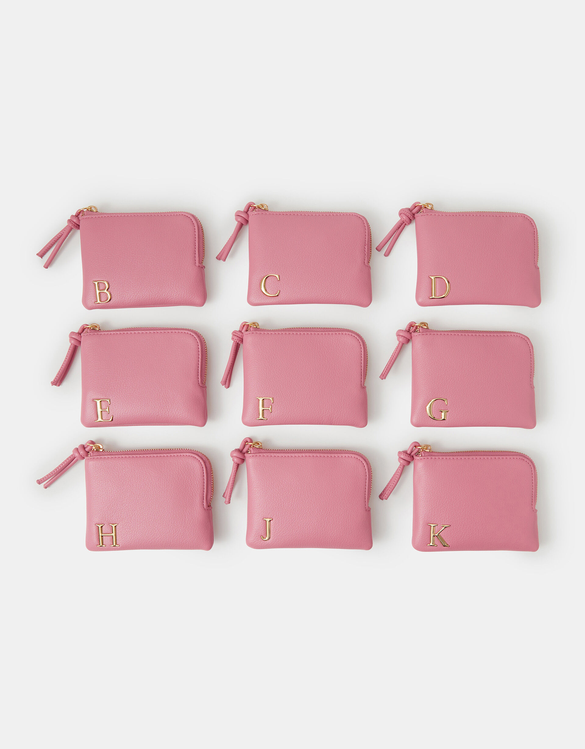Initial Coin Purse Pink | Initials | Accessorize Global