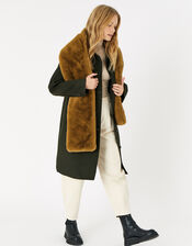 Sandy Luxe Faux Fur Stole, , large
