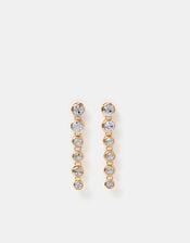 Crystal Long Drop Earrings, , large