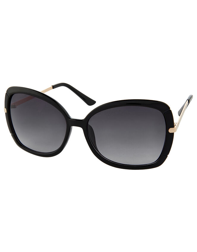 Sophie Metal Detail Square Sunglasses, , large