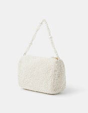 Mrs Beaded Pearl Handheld Bag, , large