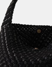 Large Woven Shoulder Bag, , large