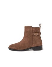 Suede Ankle Boots, Brown (BROWN), large
