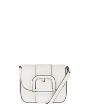 Buckle Saddle Cross-Body Bag, , large