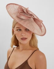 Statement Bow Disc Fascinator, , large