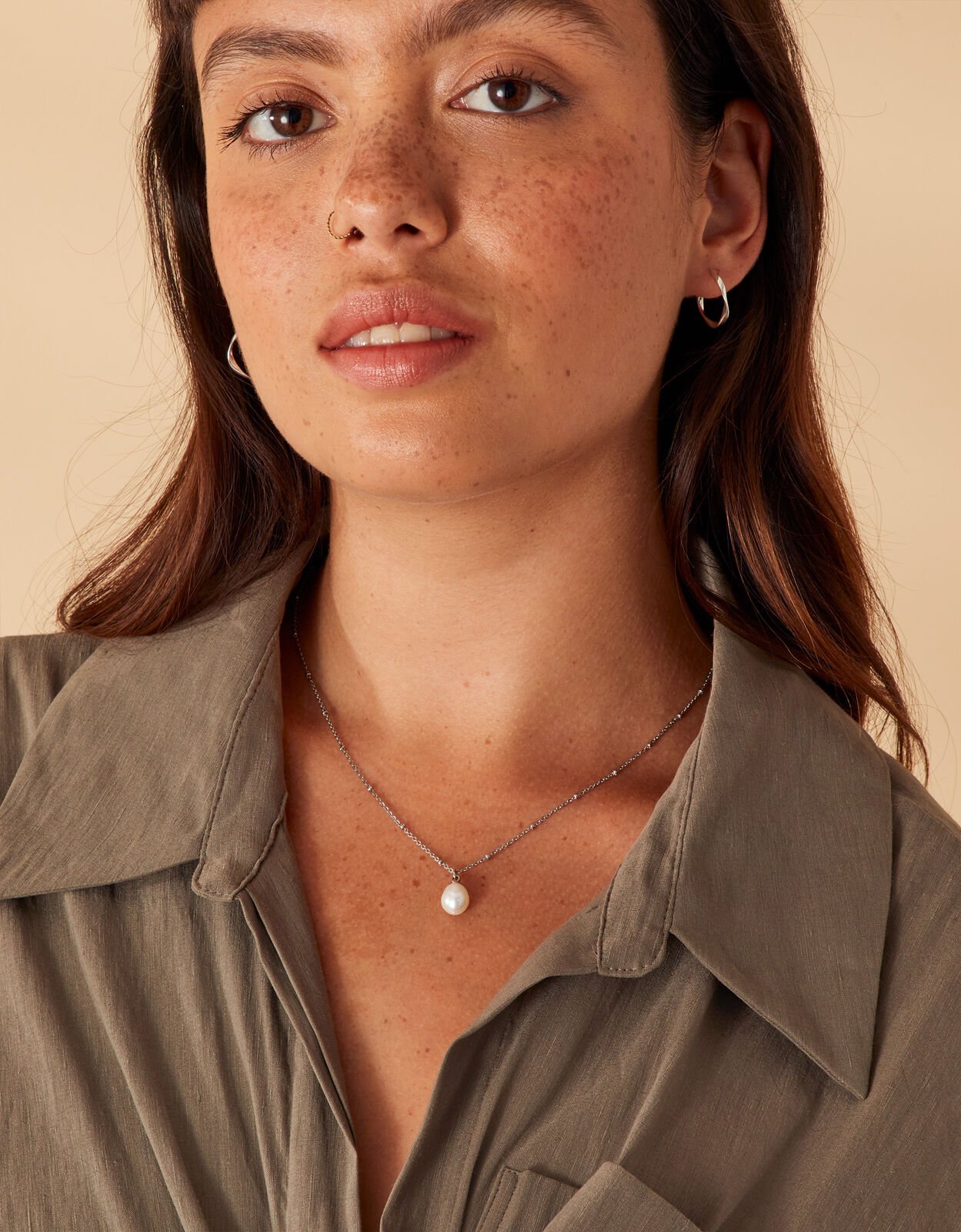 Z for accessorize gold plated necklace outlet