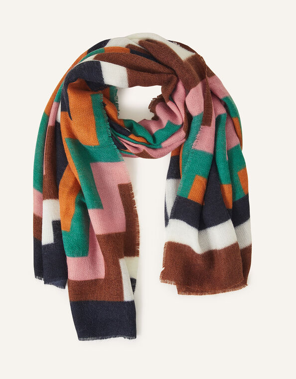 Super-Soft Blanket Scarf, Multi (BRIGHTS-MULTI), large