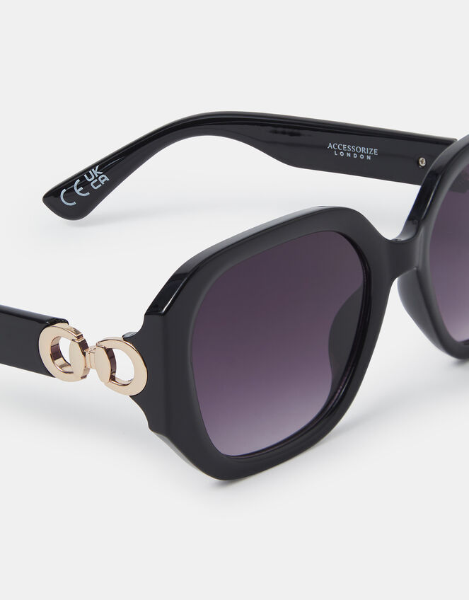 Oversized Geometric Sunglasses, , large