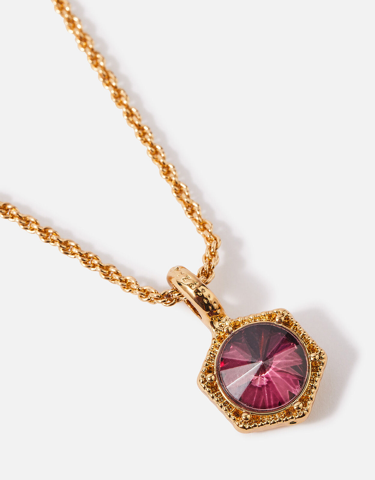Amber Stone Pendant Necklace | Pendant 