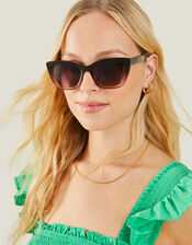 Ombre Crystal Cateye Sunglasses, , large