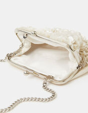 Girls Floral Appliqu&eacute; Clip Frame Bag, , large