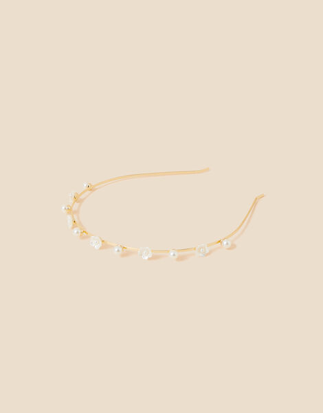 Kids Flower Metal Headband, , large