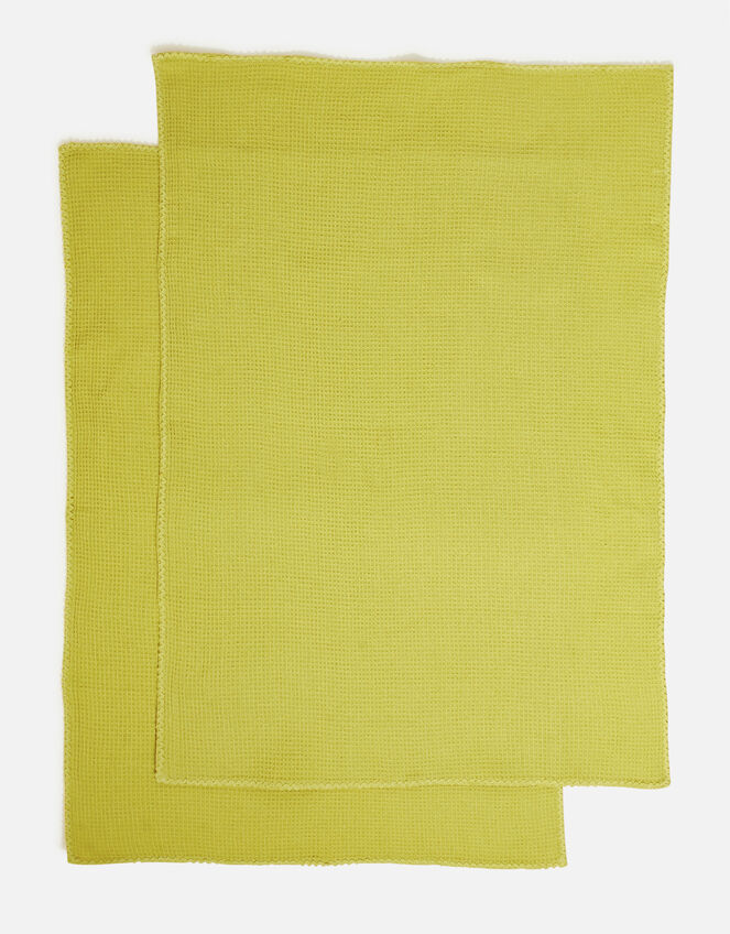 Plain Waffle Tea Towel Set Home Accessories Accessorize UK