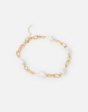 Baroque Pearl Collar Necklace , , large