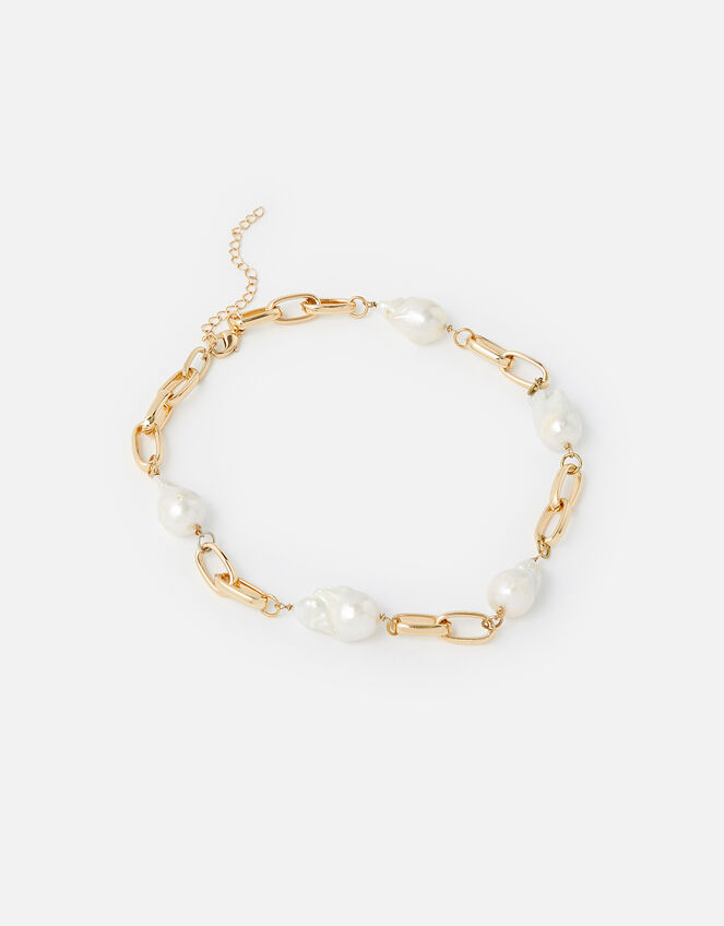 Baroque Pearl Collar Necklace , , large