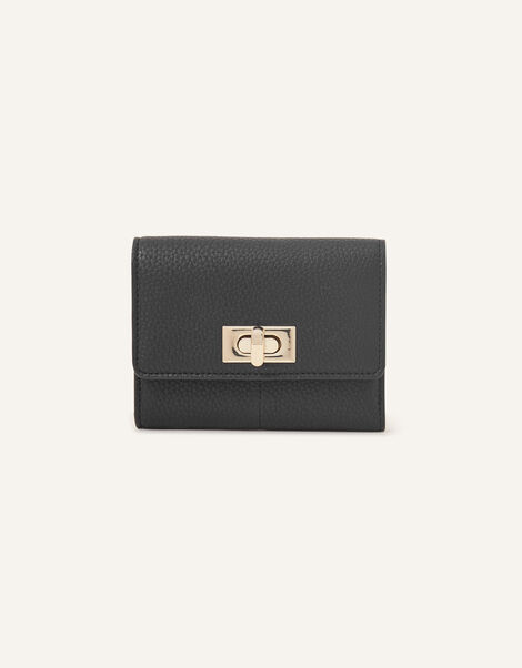 Small Twist-Lock Purse, Black (BLACK), large