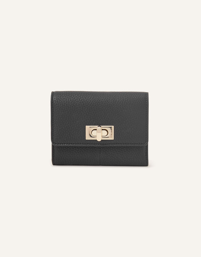 Small Twist-Lock Purse, Black (BLACK), large