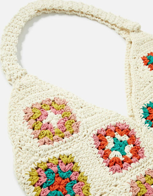 Crochet Shopper Bag, , large