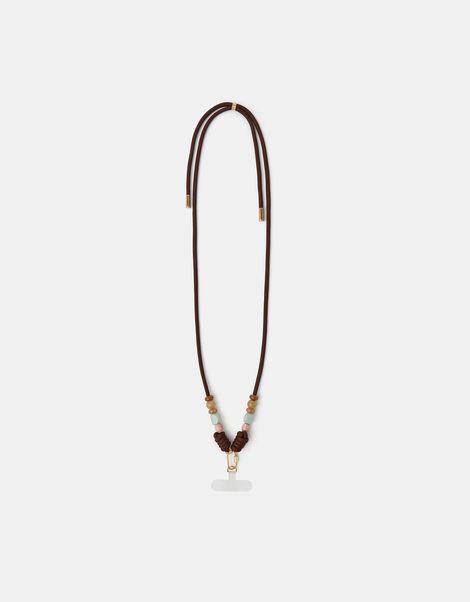 Beaded Adjustable Phone Strap, , large