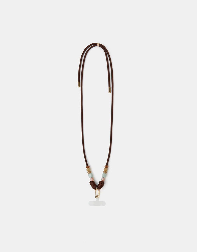 Beaded Adjustable Phone Strap, , large