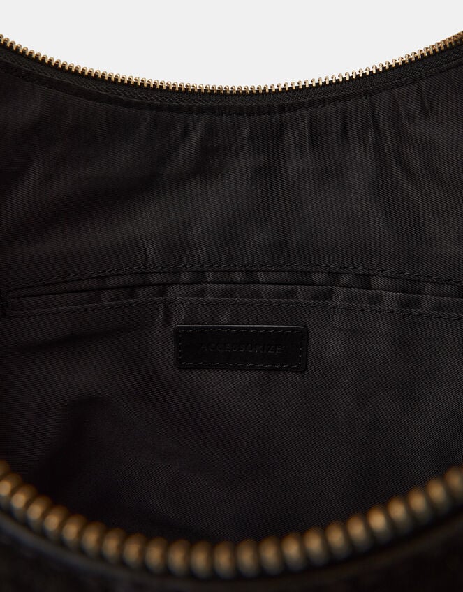 Suede Shoulder Bag, , large