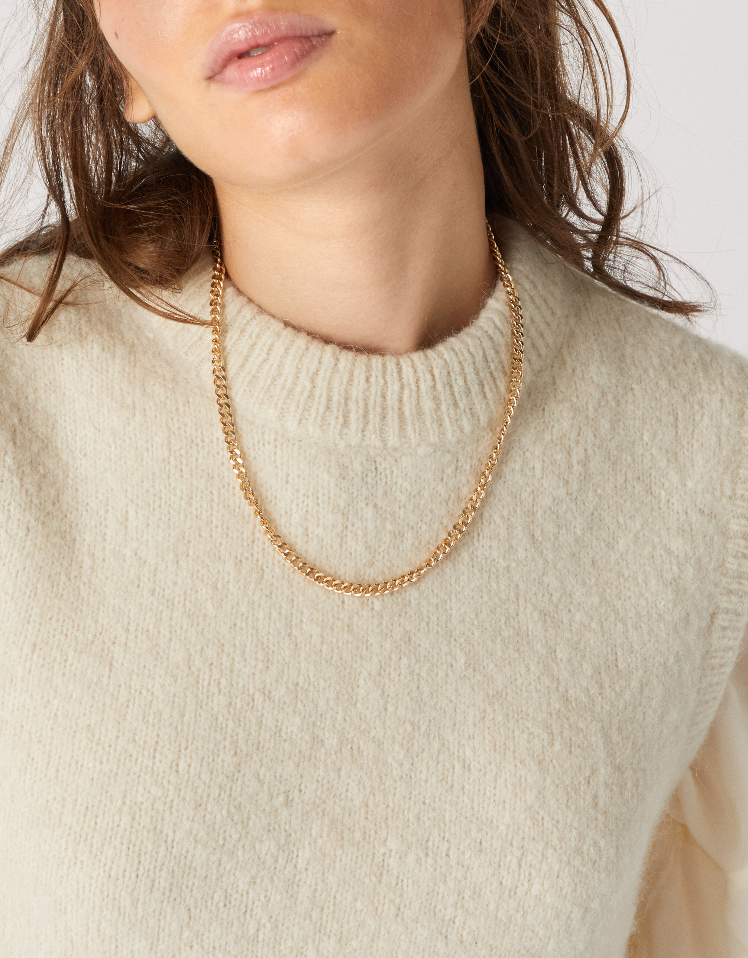 Small gold chain necklace Clearance