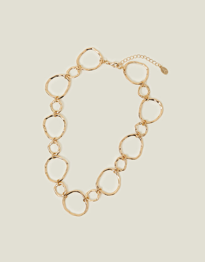 Molten Circle Collar Necklace, , large