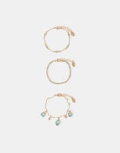 3-Pack Gemstone Bracelets, , large