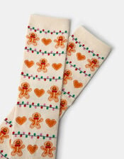 Christmas Gingerbread Man Socks, , large