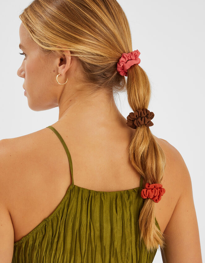 5-Pack Skinny Hair Scrunchies, , large