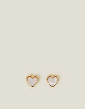 Moonstone Heart Earrings, , large
