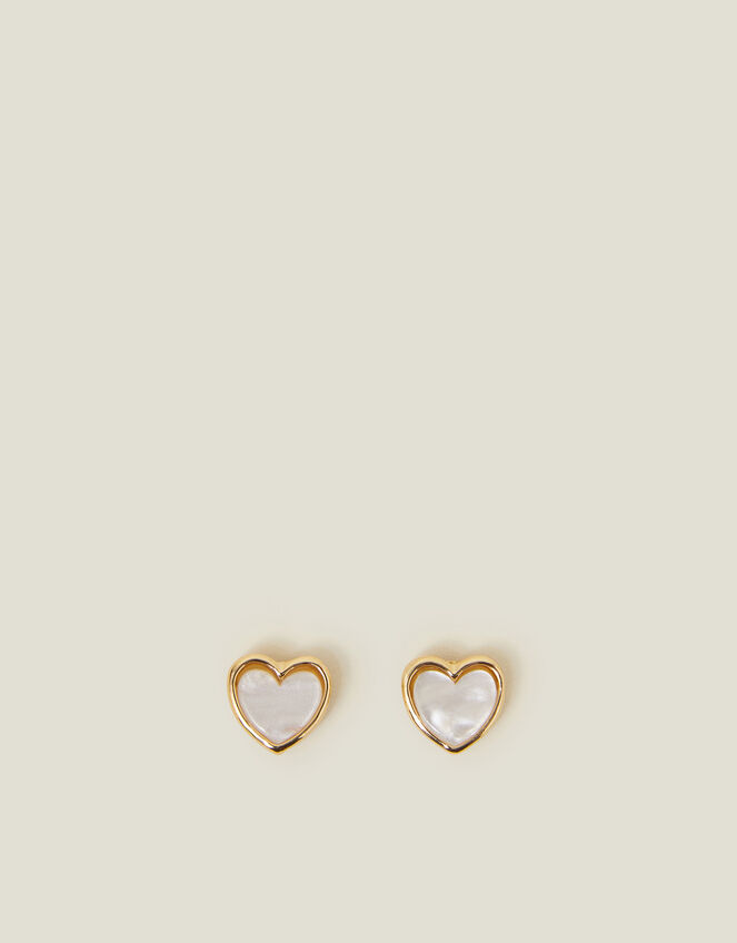 Moonstone Heart Earrings, , large
