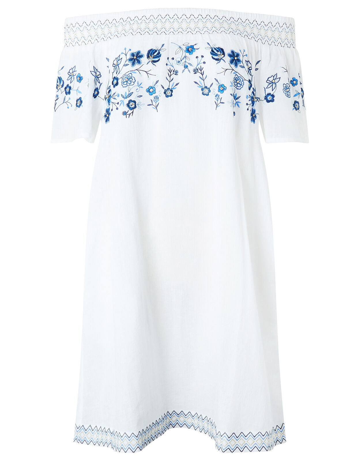 Accessorize off the shoulder dress top