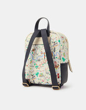 Small London Map Print Backpack, , large