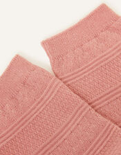 Textured Socks, Orange (CORAL), large