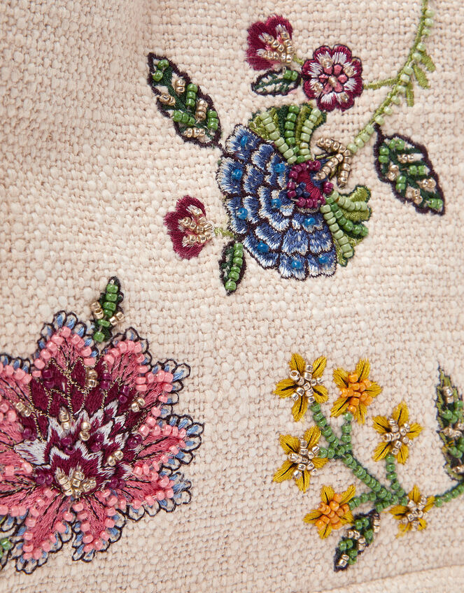 Mini Floral Embellished Handbag, , large