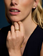 14ct Gold-Plated Love Ring, Gold (GOLD), large