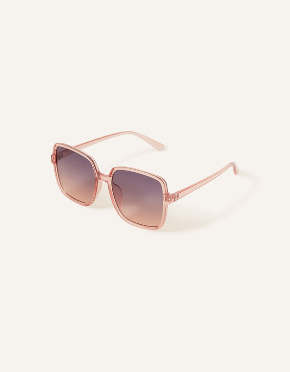 Retro Oversized Square Sunglasses, , large