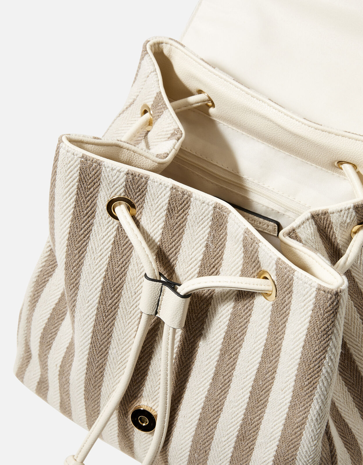 Striped rucksack discount